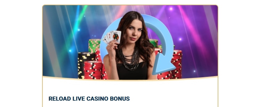 svenbet reload live casino bonus