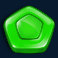 sweet bonanza slot green polygon gem symbol