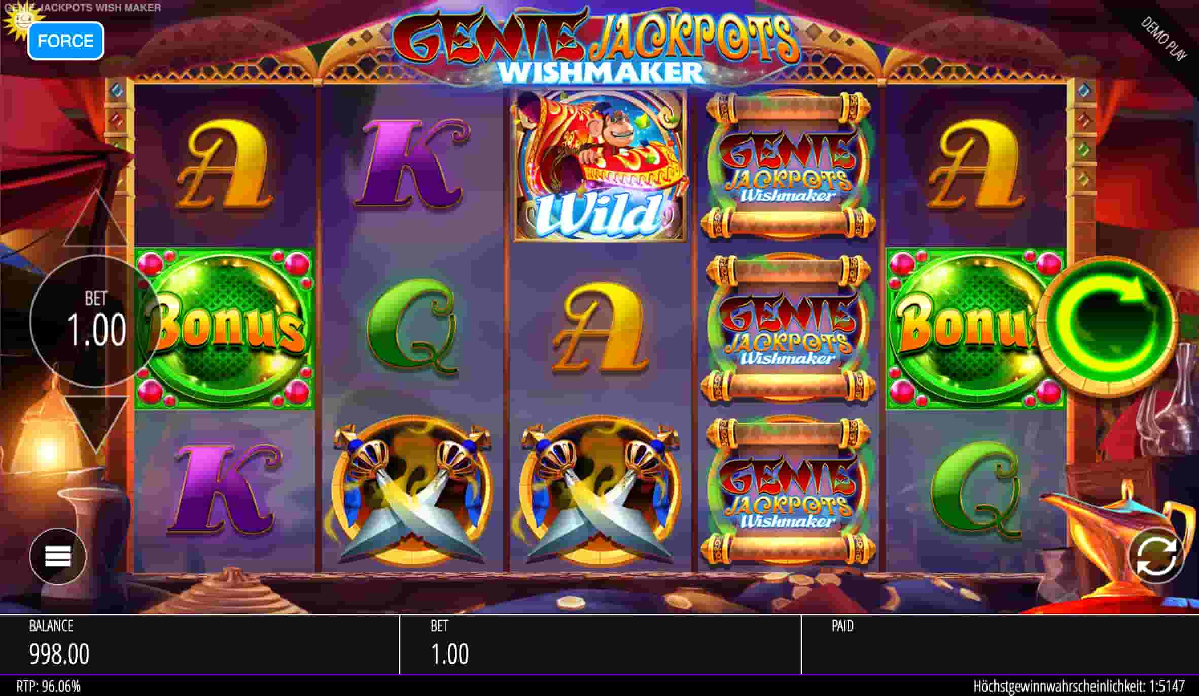 Genie Jackpots screenshot 2