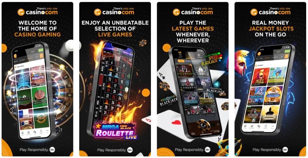 Casino.com mobilapp