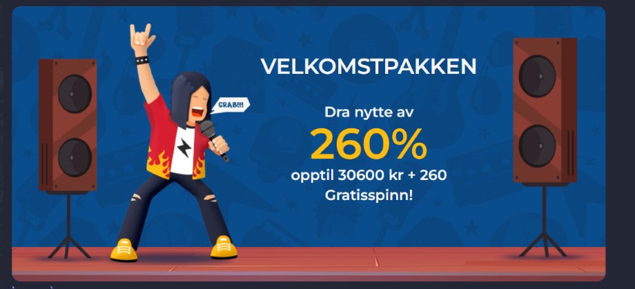 rolling slots velkomstbonus