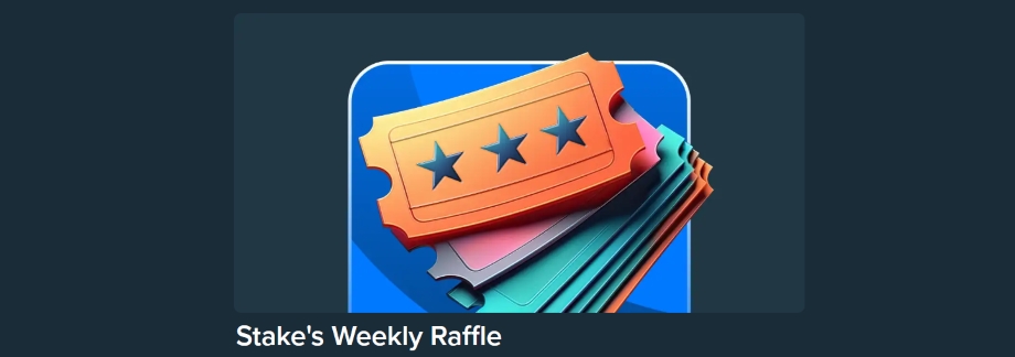 stake stakes weekly raffle