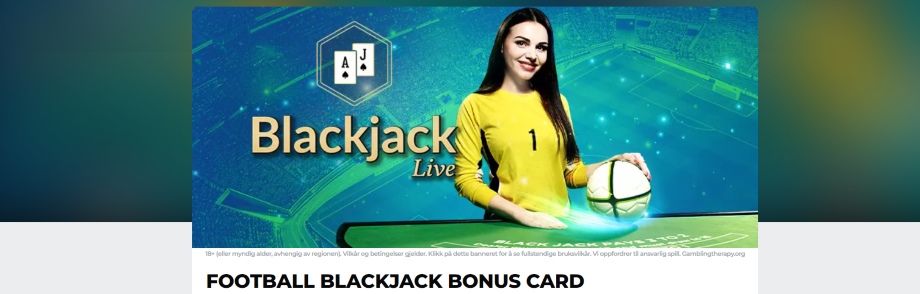 energy football blackjack bonus