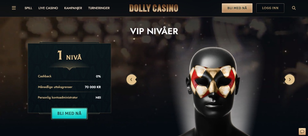 Dolly casino VIP-program