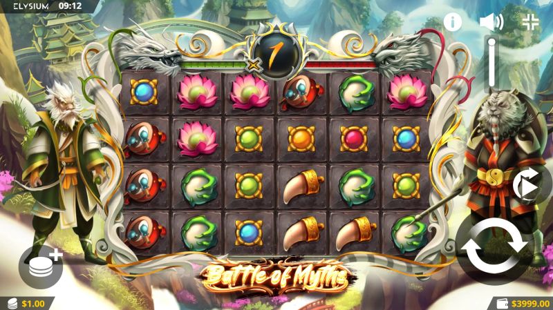 Battle of Myths slot Screenshot 2