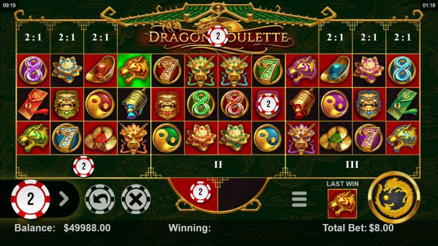 Dragon Roulette Slot Screenshot 2