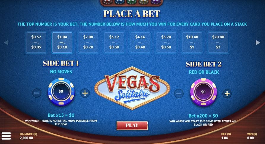 Vegas Solitaire Screenshot 2