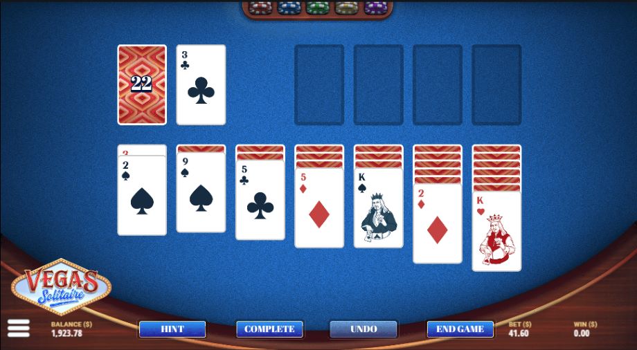 vegas solitaire skjermbilde 2