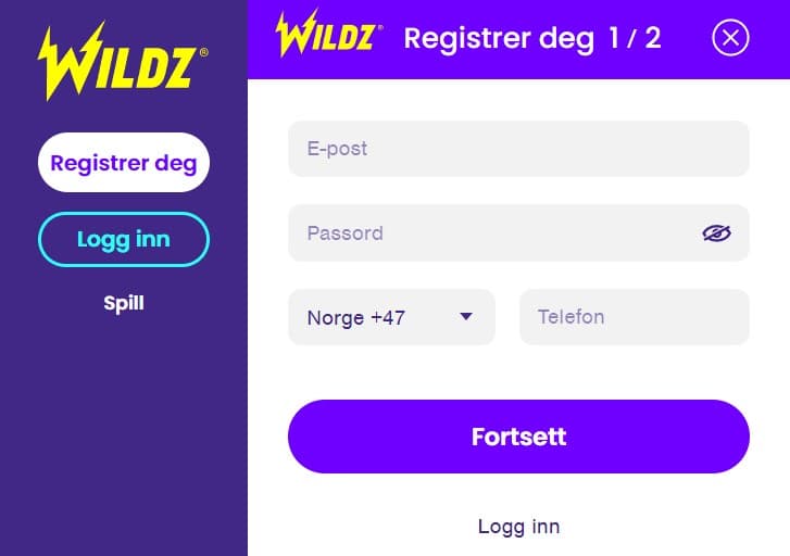 wildz registration