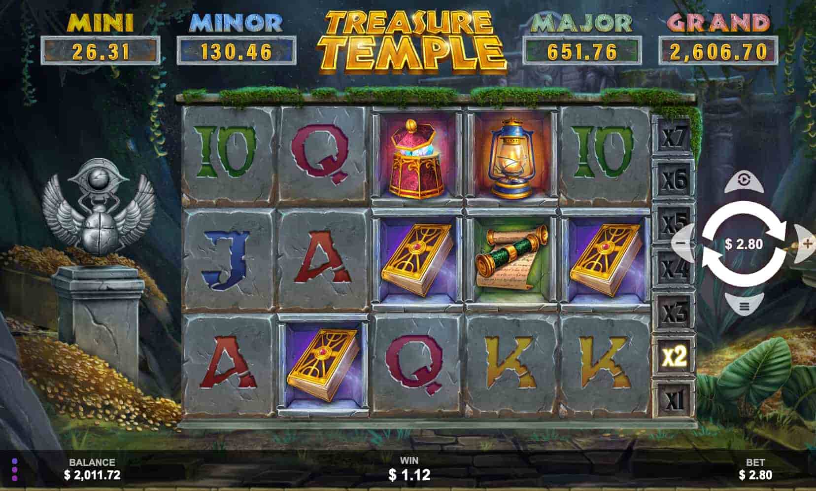 treasure temple spilleautomater