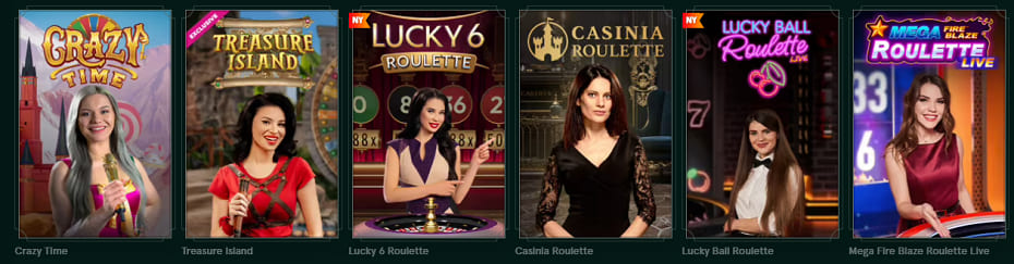 casinia live casino