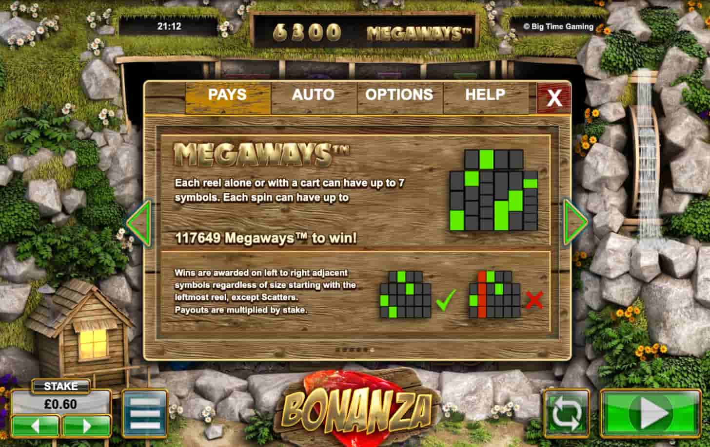 Bonanza Megaways screenshot 4