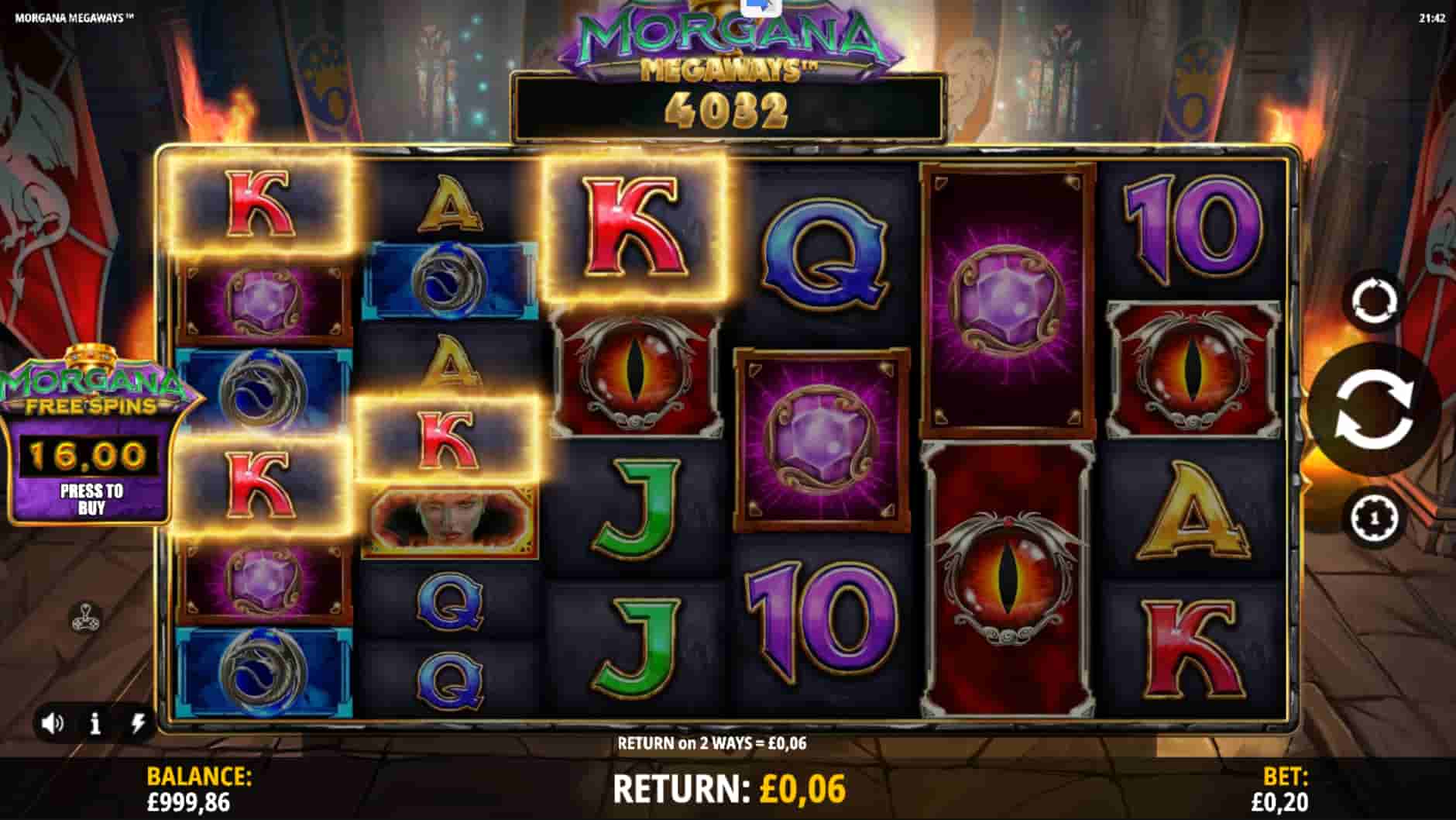 Morgana Megaways screenshot 1