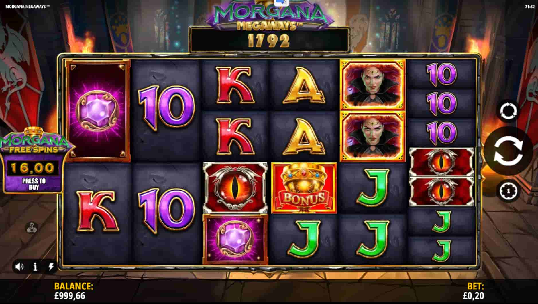Morgana Megaways screenshot 2