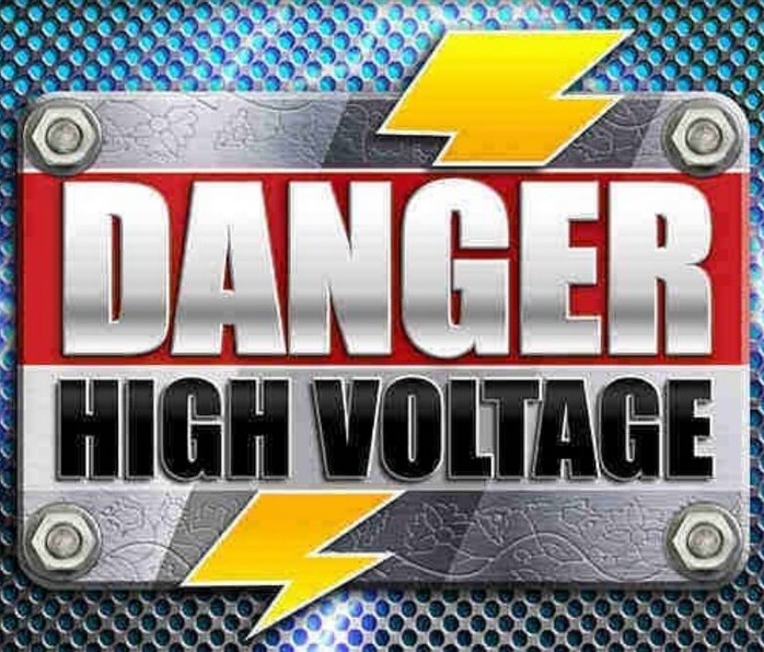 danger high voltage mega pays logo