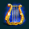 age of the gods king of olympus megaways slot harp symbol