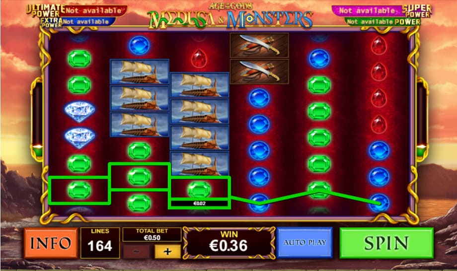 age of the gods medusa and monsters slot 2
