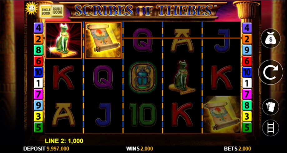 scribes of thebes slot 2