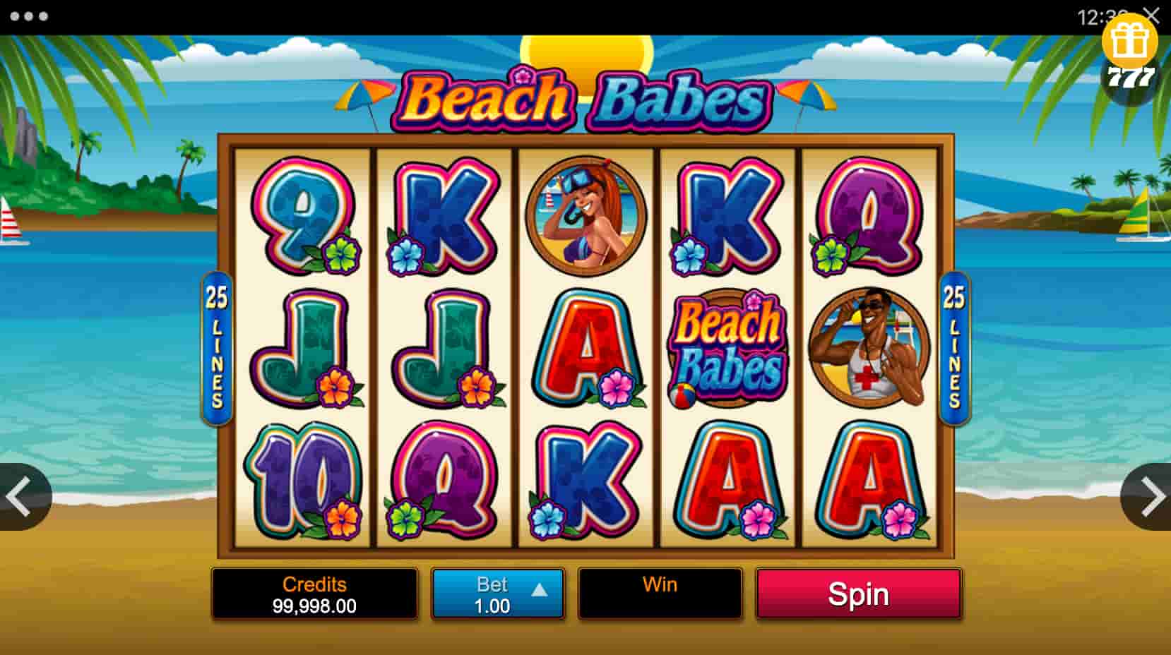 Beach Babes Slot screenshot 1