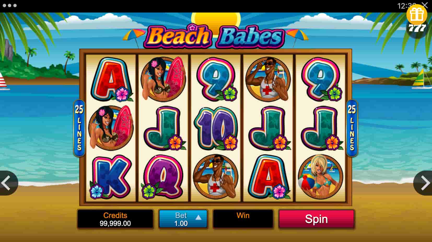 Beach Babes Slot screenshot 3