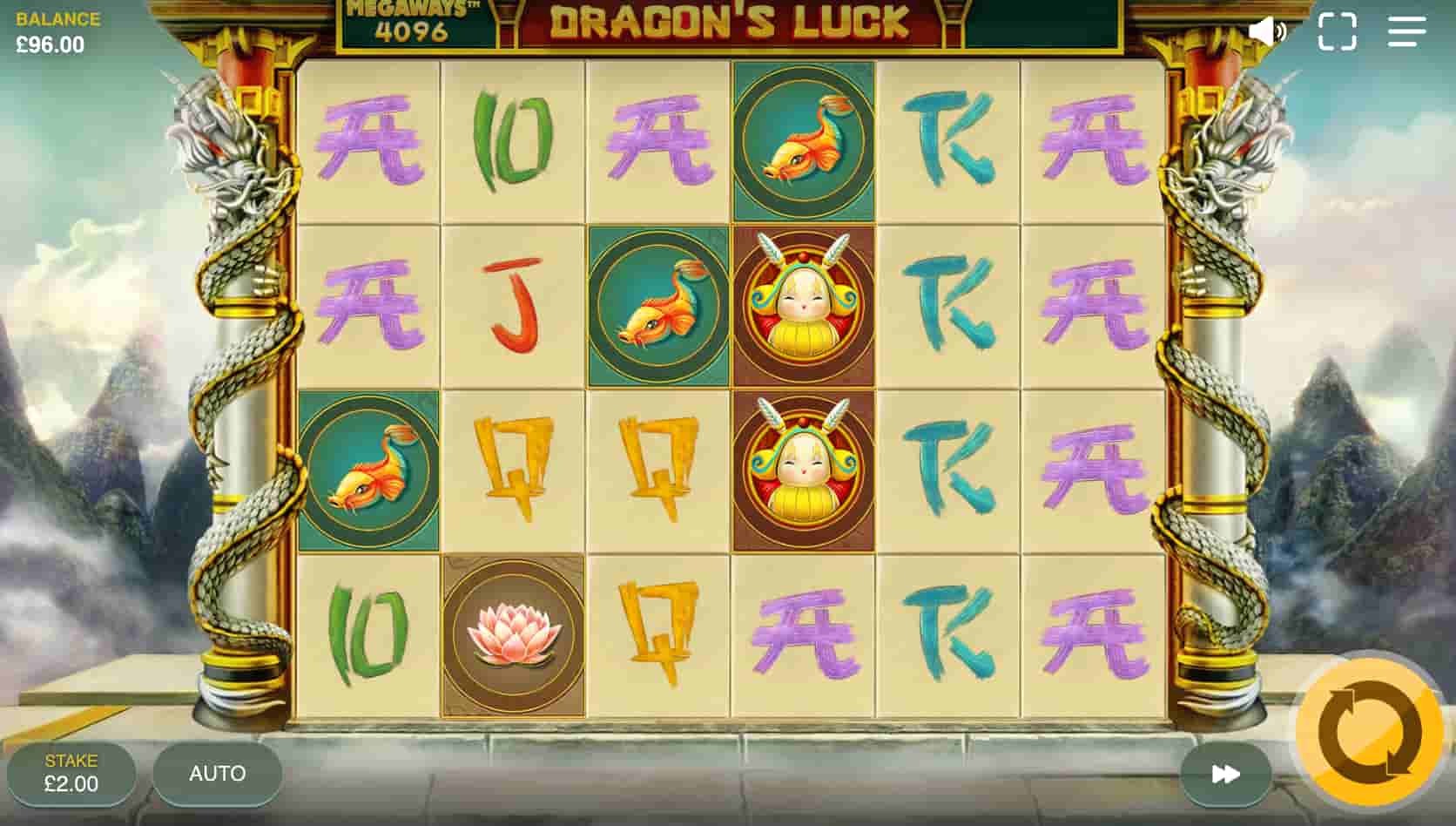 Dragons Luck MegaWays slot screenshot 2