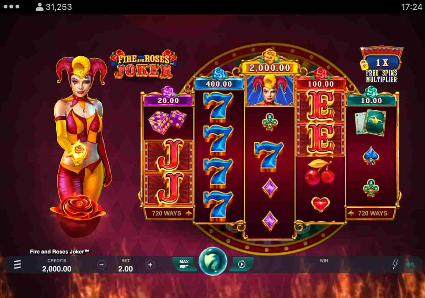 Fire and Roses Joker screenshot 2