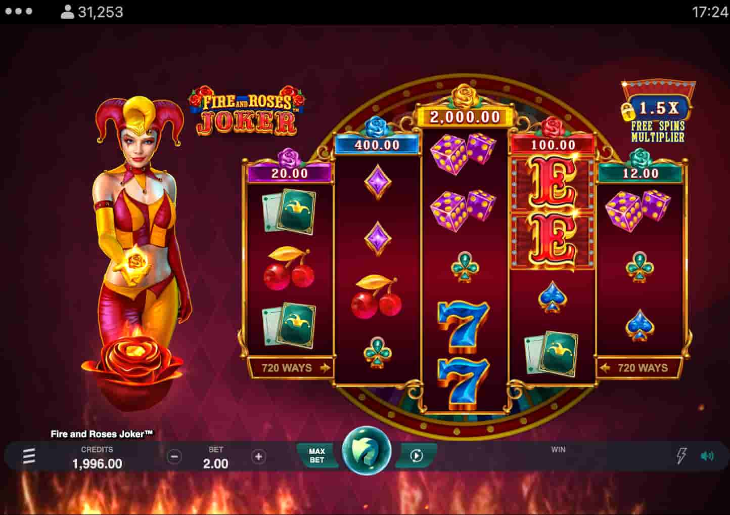 Fire and Roses Joker screenshot 3