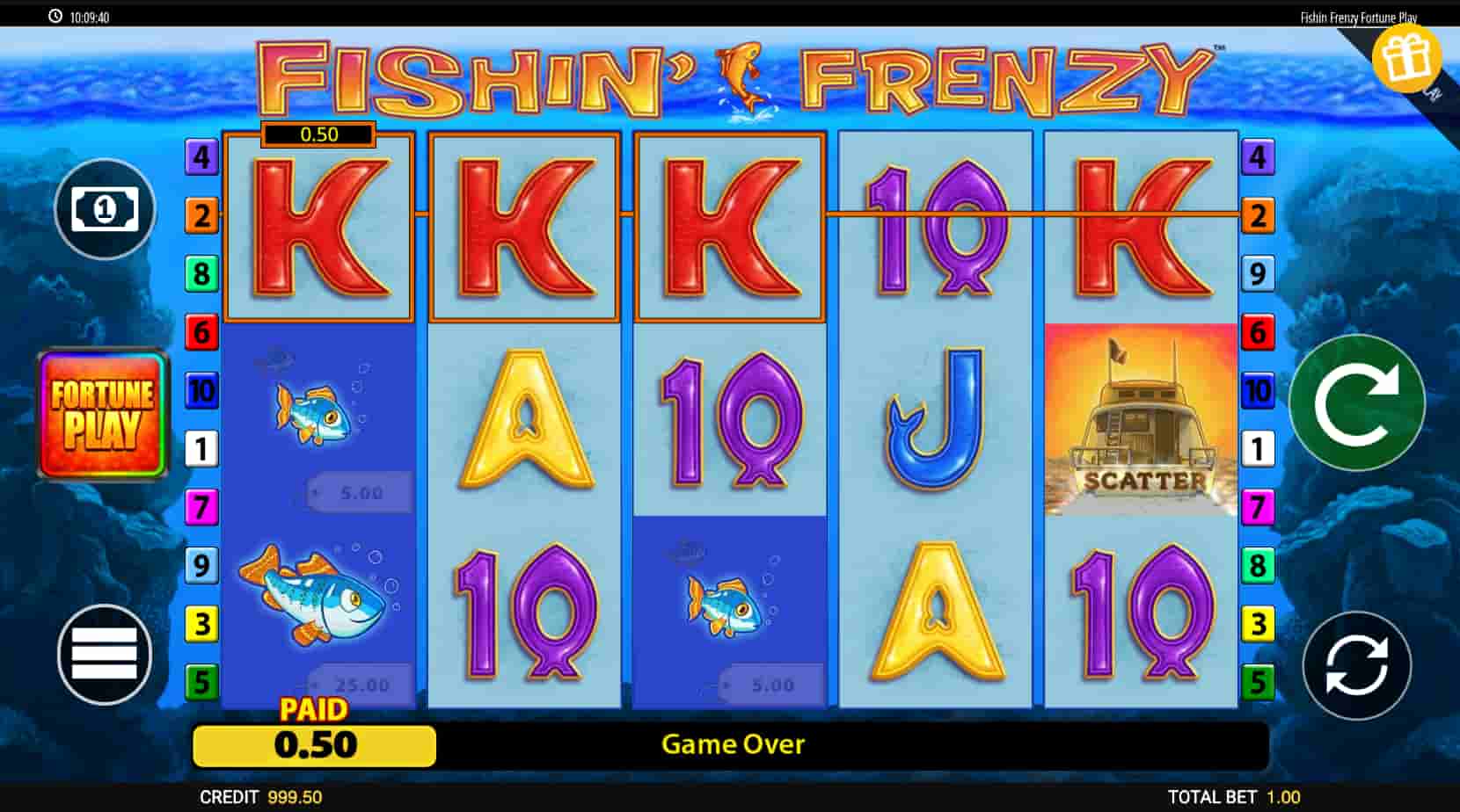 Fishin Frenzy Fortune Spins screenshot 1