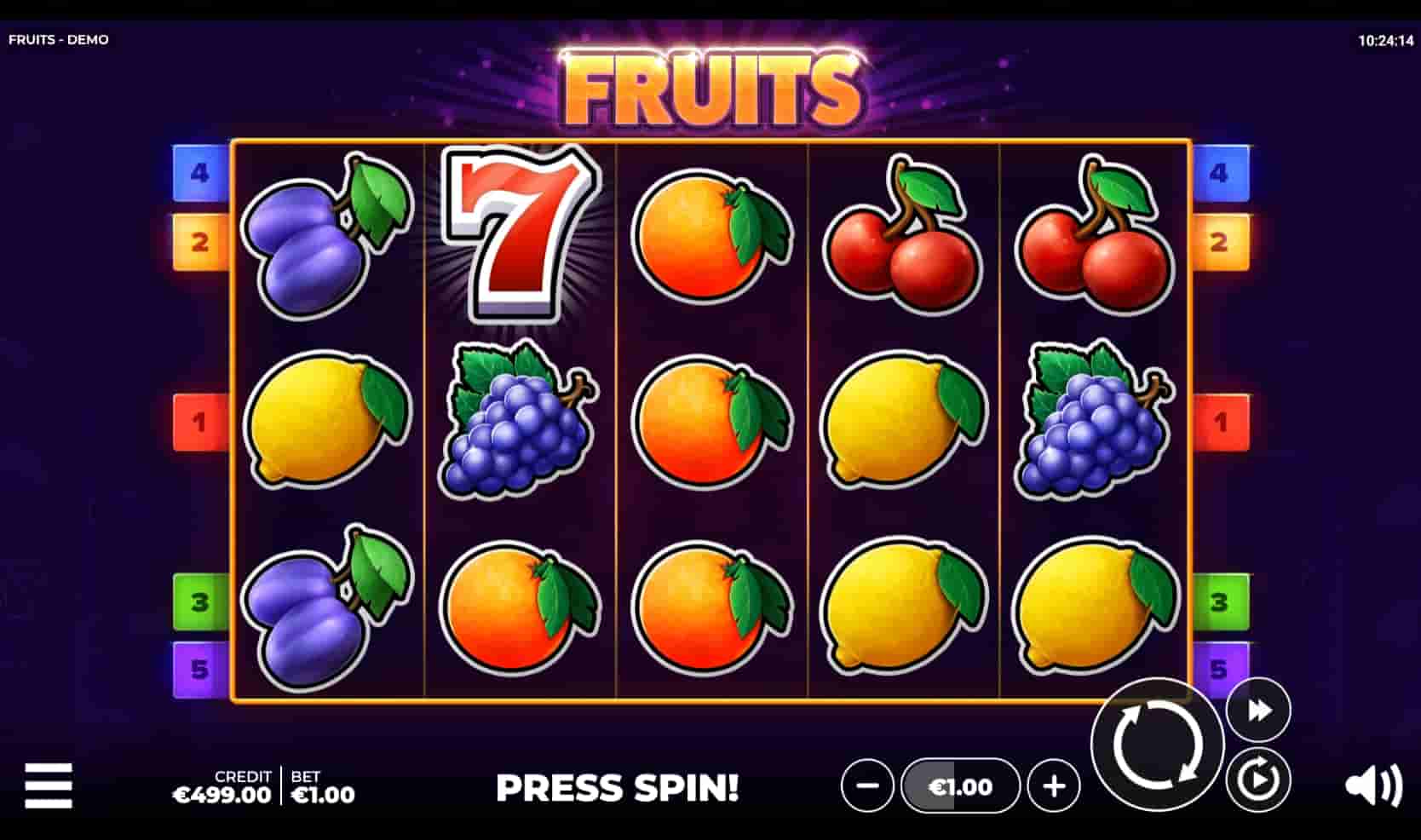 Fruits screenshot 1