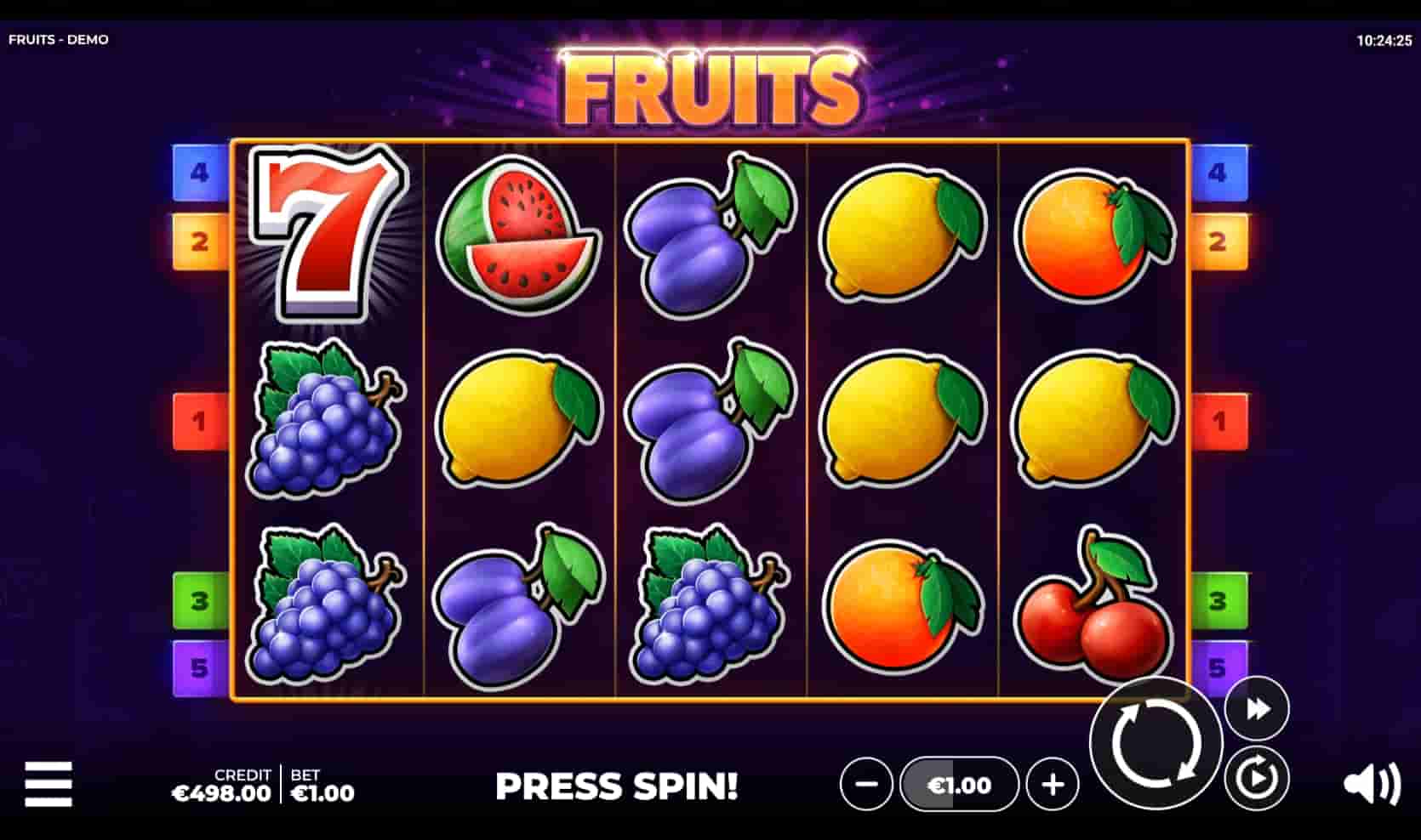 Fruits screenshot 2