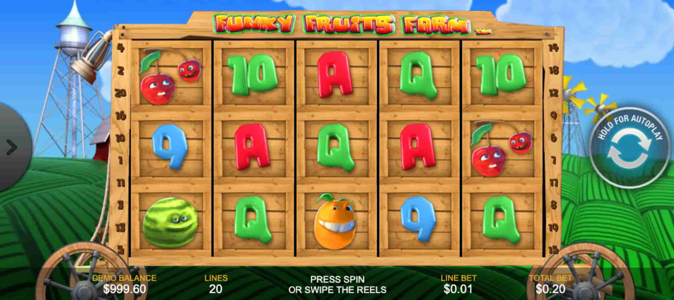 Funky Fruits Farm Slot screenshot 1