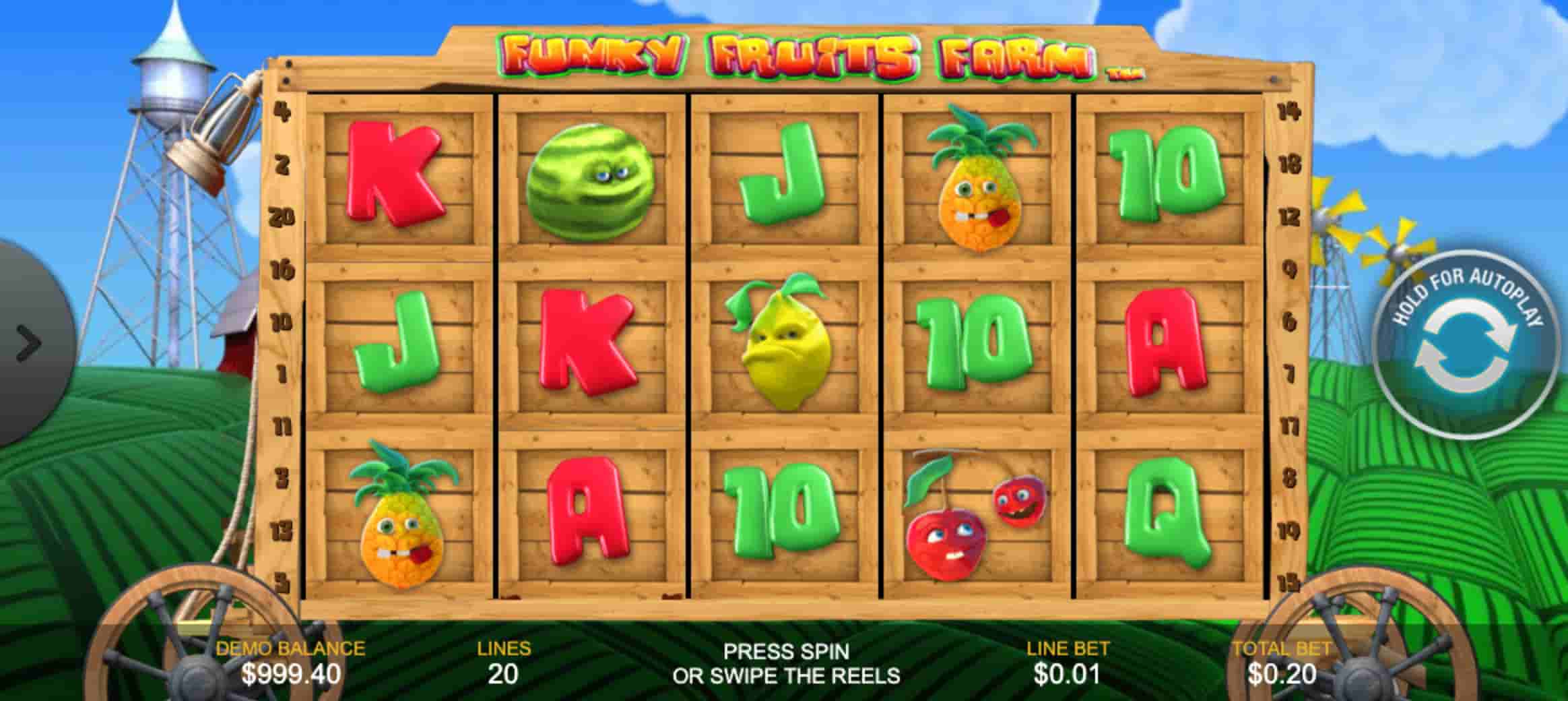 Funky Fruits Farm Slot screenshot 2
