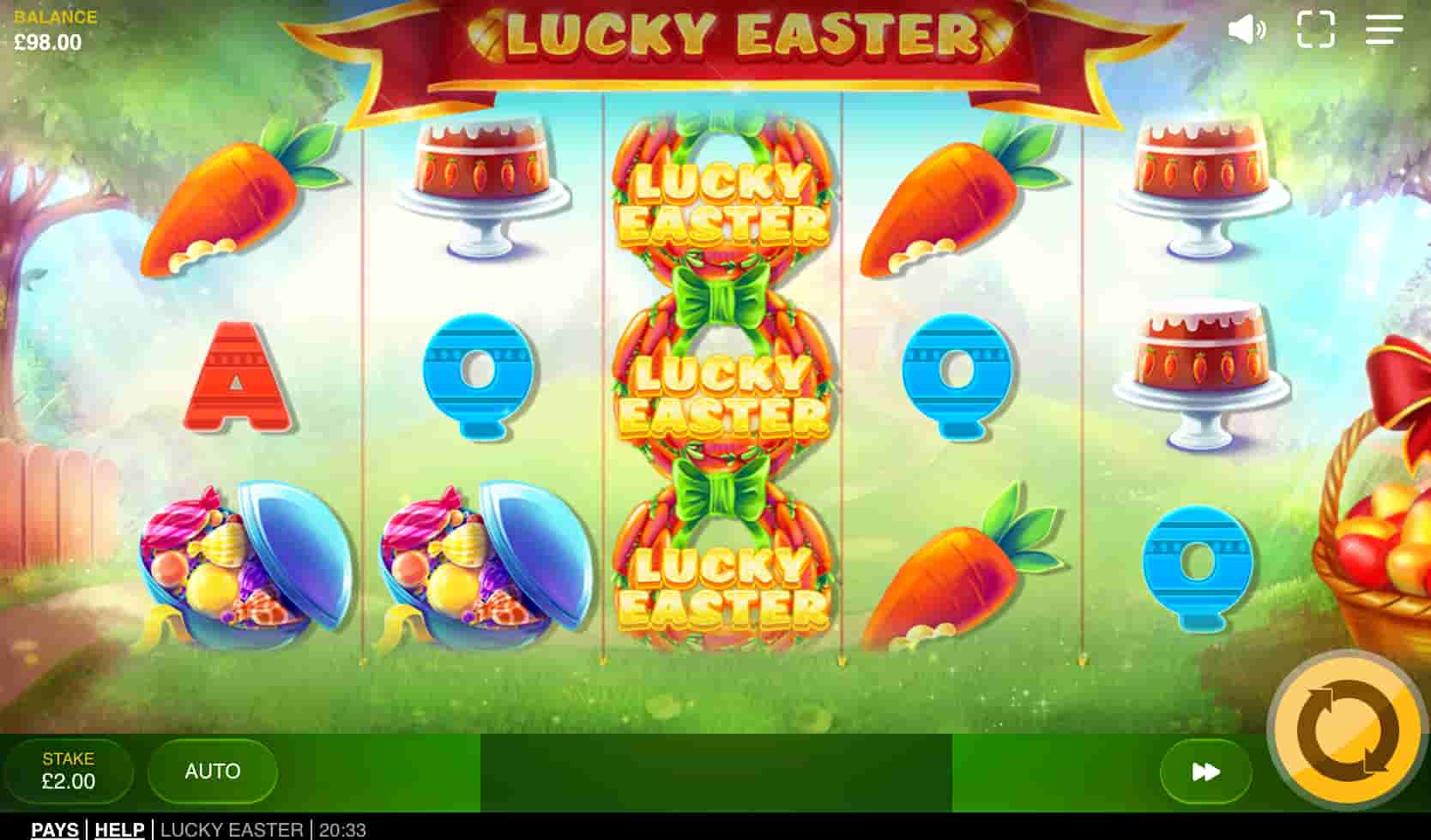 Lucky Easter slot screenshot 1