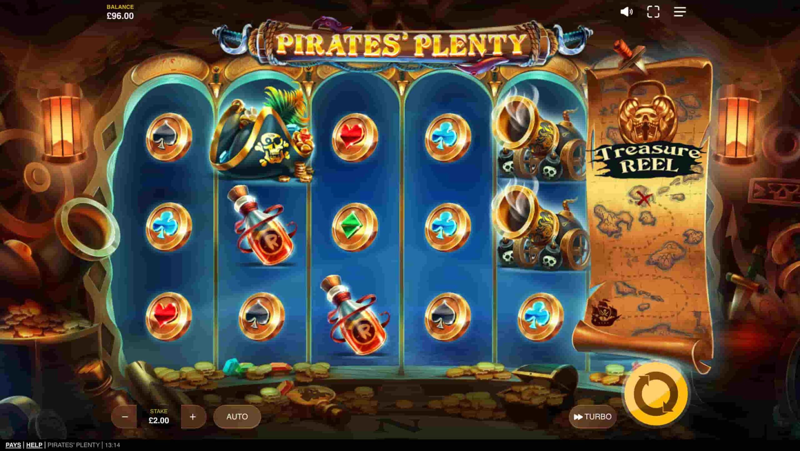 Pirates Plenty slot screenshot 2