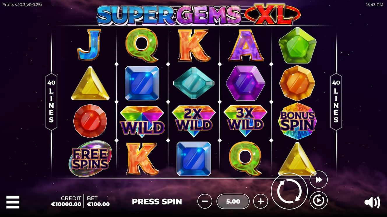 Super Gems XL spilleautomater