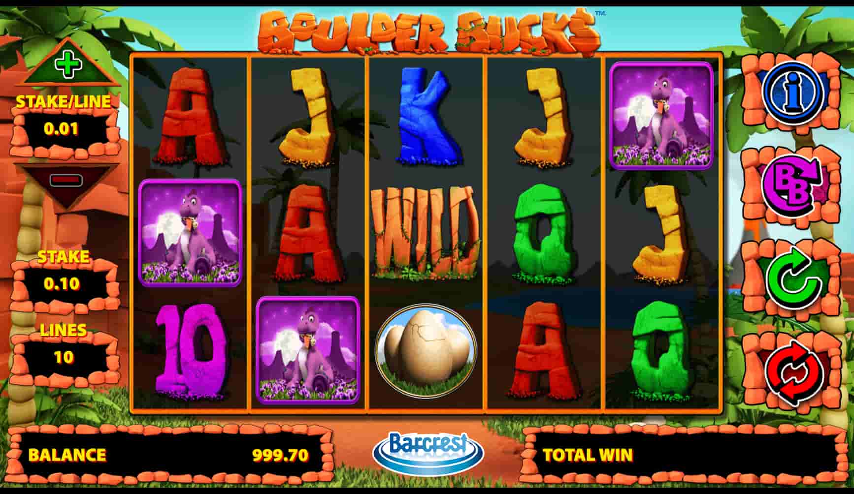 Best Boulder Bucks slot screenshot 3
