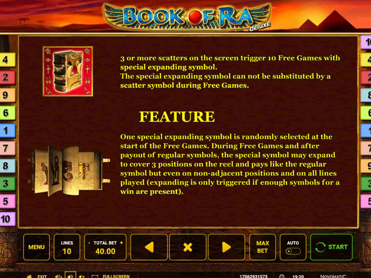 Book of Ra Deluxe screenshot 5