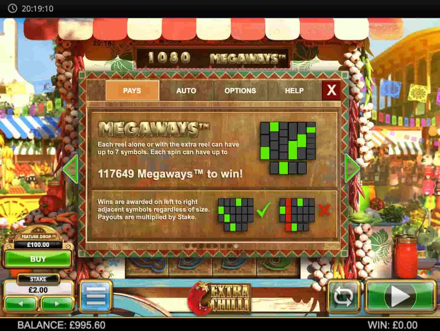 Extra Chilli Megaways screenshot 4