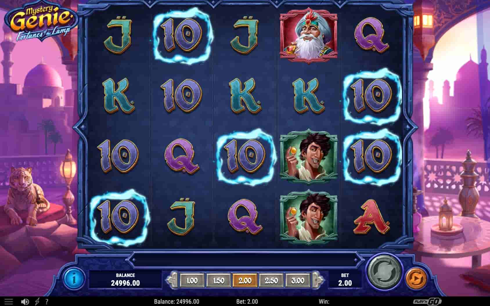 Mystery Genie Fortunes of the Lamp Slot screenshot 3