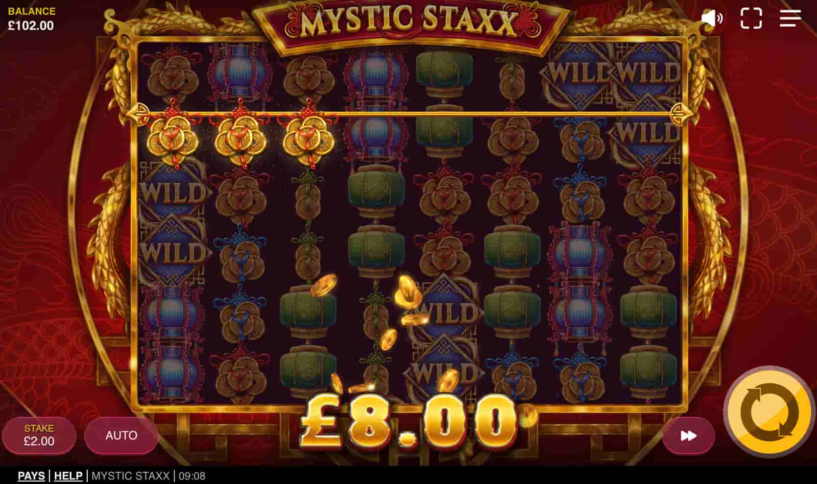 Mystic Staxx slot screenshot 3