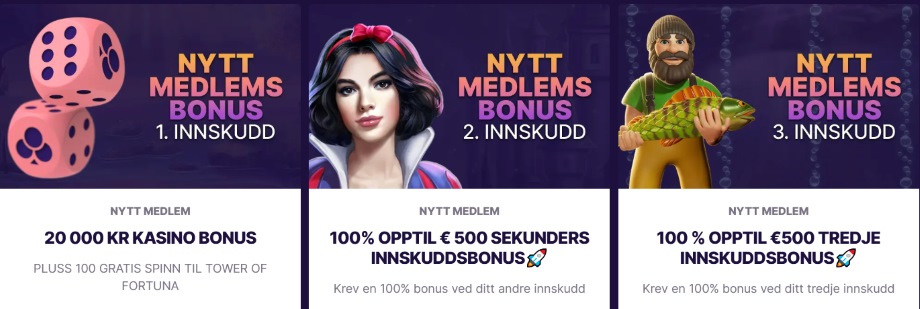 clubriches velkomstbonus