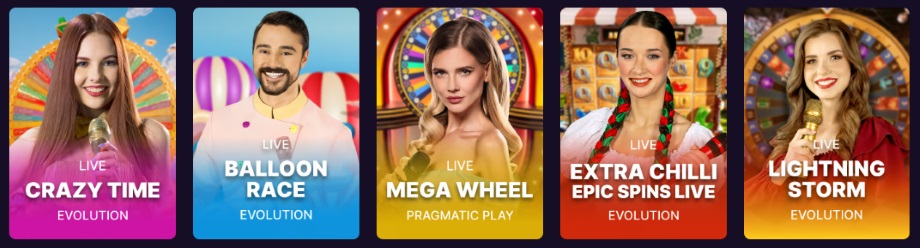 spinbet live casino