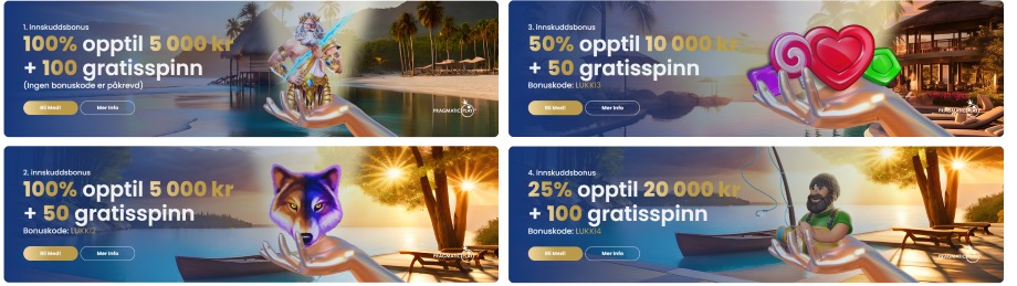 lukki casino velkomstbonus