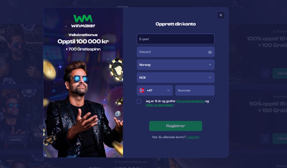 winmaker registrering