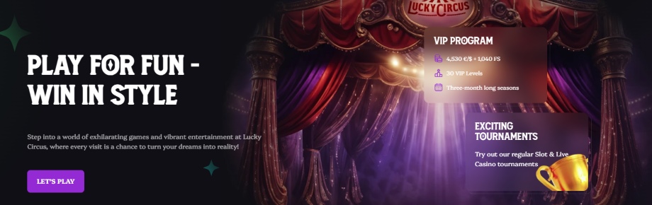 lucky circus casino lojalitetsprogram