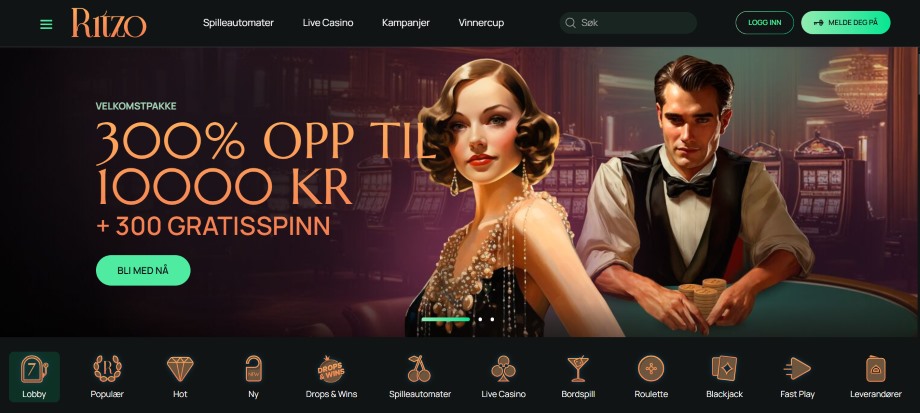 ritzo casino anmeldelse