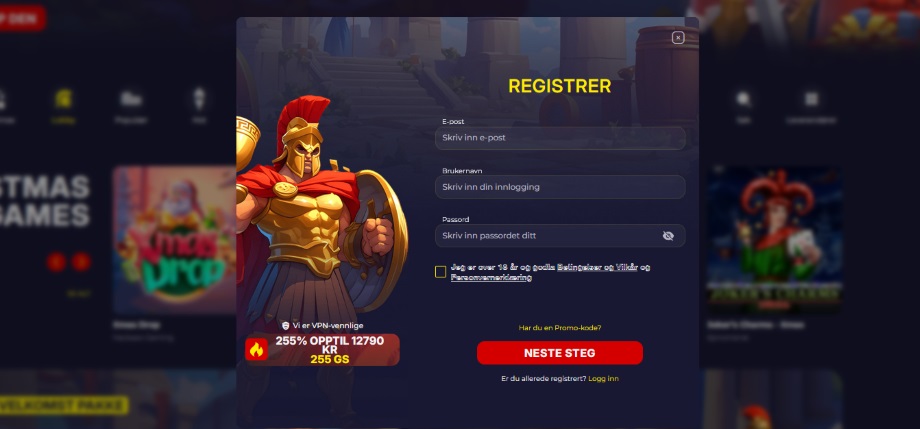 slota casino registrering