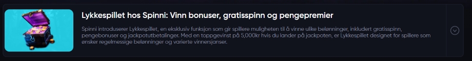 spinni casino lykkespillet